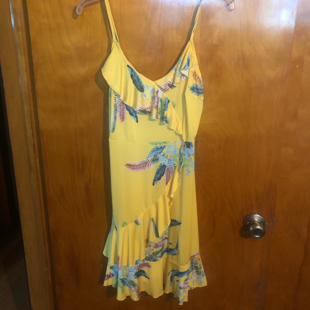 Woman’s floral dress